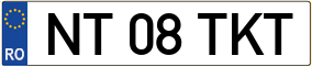 Truck License Plate